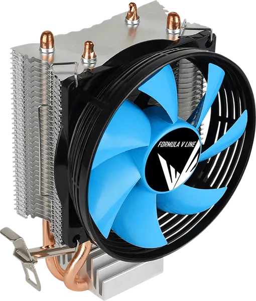 Formula V Line Verkho 2, 90mm FAN, 2 HEAT PIPES, 4-PIN PWM, 800-2000 RPM, 15-25DBA, HYDRO BEARING, LGA1700/1200/115x/775, AM5/AM4/AM3+/AM3/AM2+/AM2/FM2/FM1