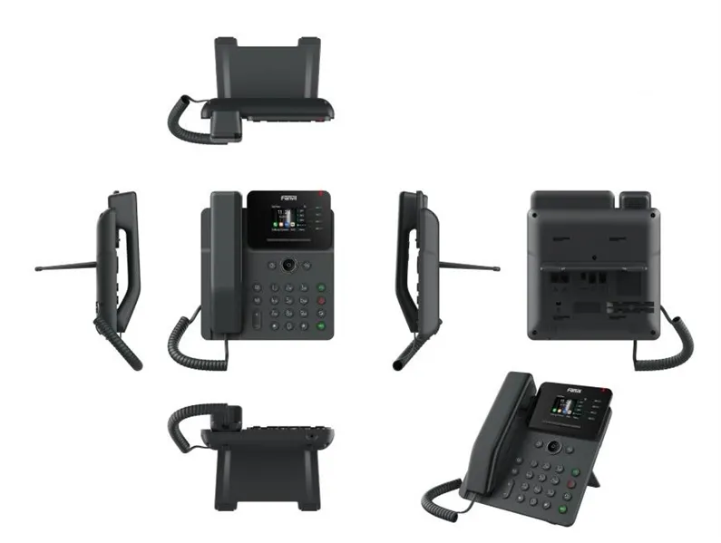 Fanvil Enterprise Phone 6-Party Local Conference HD voice 4 SIP lines 4 Line key 2.4 Inch color screen Opus+IPV6 12 DSS Key Built-in WIFI PSU