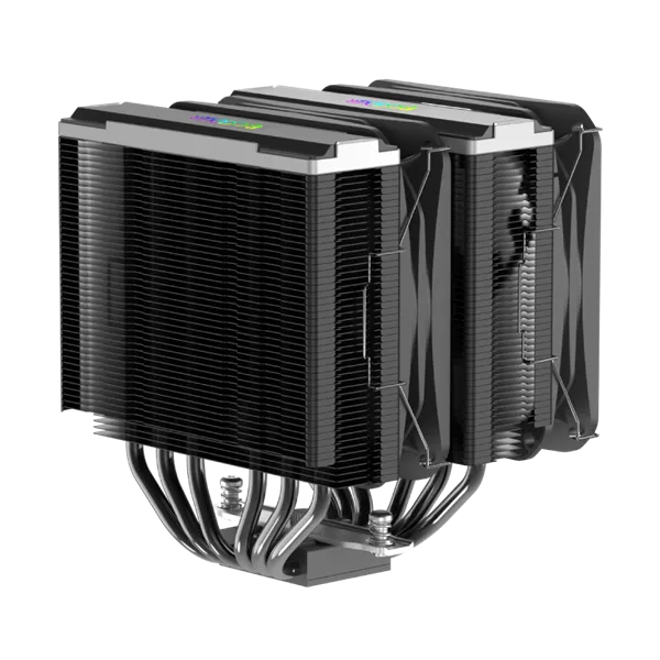 PCCooler Paladin S9 B S115X/1200/1700/20XX /AM4 (8 шт/кор, TDP 250W, 2x120mm ARGB PWM FAN, медная база, 6 тепловых трубок 6мм, 800-1800RPM, 10-28.6dBa)