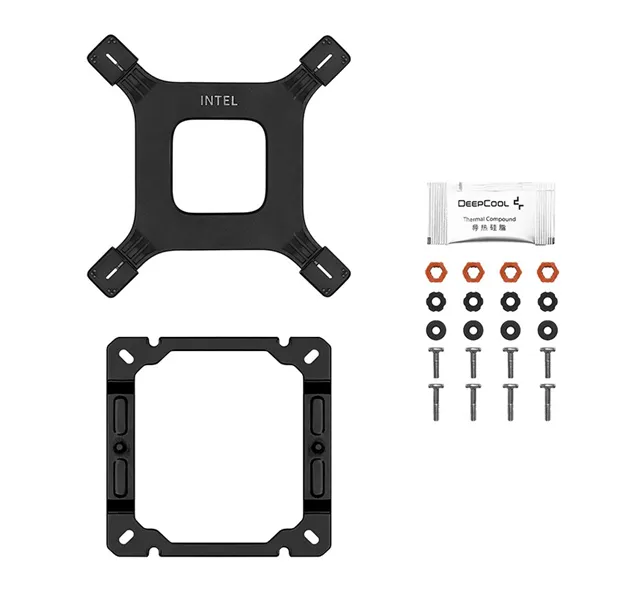DEEPCOOL AG500 BK ARGB V2 LGA1700/1200/115X/AM5/AM4 (12шт/кор, TDP 240W, PWM, ARGB Fan 120mm, 5 тепл. трубок) RET