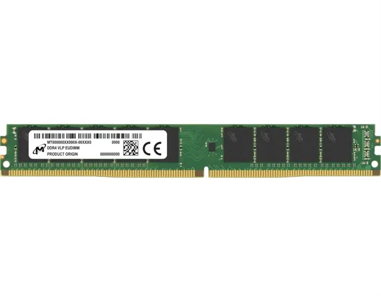 Оперативная память Micron DDR4 ECC VLP UDIMM 32GB 2Rx8 3200 MHz ECC VLP (very low profile) MTA18ADF4G72AZ-3G2, 1 year