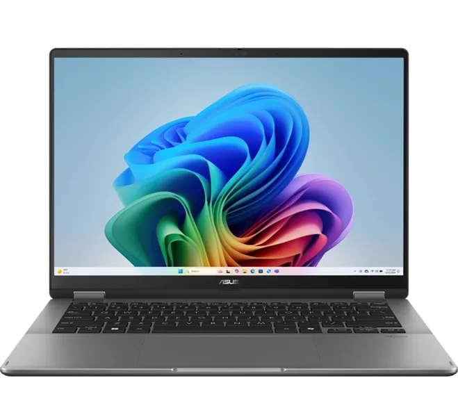 ASUS Vivobook 14 Flip TP3407SA-QL055W Intel Core Ultra 7  256V 16GB 2.2 GH LPDDR5X 16GB 1TB PCIE SSD Intel Arc Graphics 14" OLED WUXGA BEND GLARE TOUCH,400NITS/ WIN11 HOME 1.33 kg Matte Gray