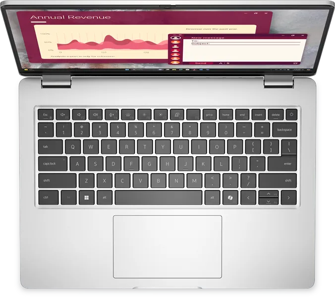 DELL 14 Pro Core Ultra 5 235U vPro 14,0" FHD+ (1920 x 1200) IPS,AG,300 nit, 16GB DDR5 (1x16GB) 512GB SSD Intel Arc graphics,3cell,Backlit,FPR,2y,1,37kg, Linux, KB Eng