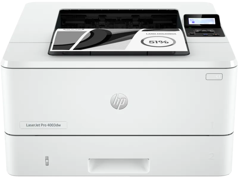 Принтер лазерный HP LaserJet Pro 4003dw (2Z610A) A4 Duplex Net WiFi белый