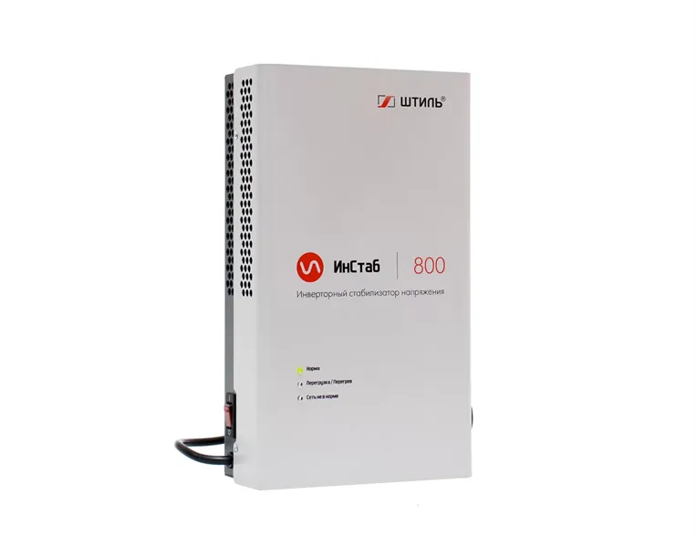 Стабилизатор напряжения Штиль ИнСтаб IS800 600Вт 800ВА белый