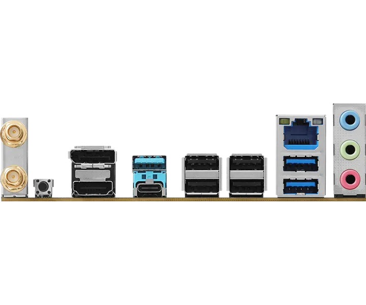 ASROCK B850M PRO-A WIFI, AM5, B850, 4*DDR5, 4*SATA, 4*M.2, 4*USB 2.0, 3*USB 3.2, 2*Type-C, 2*PCIx16, 1*M.2 (Key E), HDMI+DP, mATX