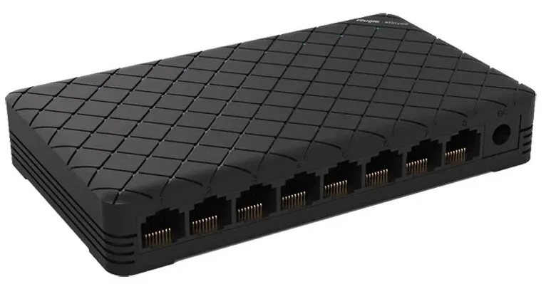 Ruijie Reyee 8-Port Gigabit unmanaged Switch, 8 Gigabit RJ45 Ports , Plastic Case