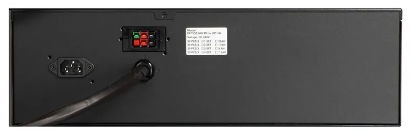 Powercom BAT VGD-240V RM for VRT-10K (240V, 9Ah)   IEC320 output 4*C13+4*C19 PDU (858338)