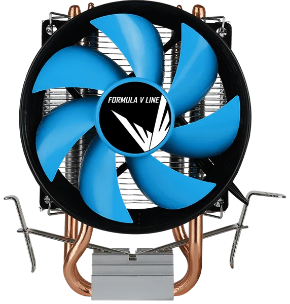 Formula V Line Verkho 2, 90mm FAN, 2 HEAT PIPES, 4-PIN PWM, 800-2000 RPM, 15-25DBA, HYDRO BEARING, LGA1700/1200/115x/775, AM5/AM4/AM3+/AM3/AM2+/AM2/FM2/FM1