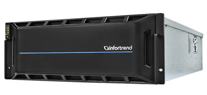 Модуль расширения Infortrend JBOD 4U/60bay dual redundant controller expansion enclosure 6x12Gb SAS,2x(PSU+FAN),2x12G to 12G SAS,60x3.5" drive tray and 1xRMkit (JB 3060RL) (repl JB3060R2L00-8U32,JB3060R1L00-8U32)