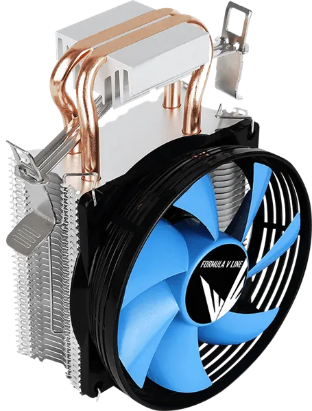 Formula V Line Verkho 2, 90mm FAN, 2 HEAT PIPES, 4-PIN PWM, 800-2000 RPM, 15-25DBA, HYDRO BEARING, LGA1700/1200/115x/775, AM5/AM4/AM3+/AM3/AM2+/AM2/FM2/FM1