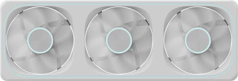Formula V Line AIR FUSION 3 WH, 360x120x28mm, ARBG 3pin + PWM 4pin, 500-1800 RPM, 34.95 DBA MAX, HYDRO BEARING