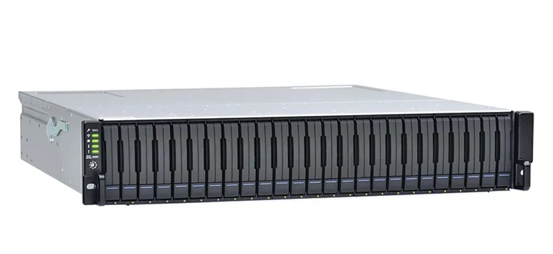 Дисковая полка Infortrend JBOD 2U/25bay (GS) dual redundant controller expansion enclosure 8x 12Gb SAS ports, 2x(PSU+FAN module),25xdrive trays,2x12G to 12 G SAS cables,1xRackmount kit (JB 3025RBA)