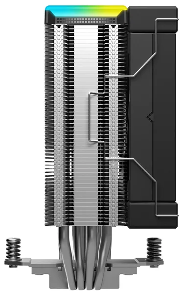 Кулер для процессора DEEPCOOL AK400 DIGITAL SE LGA1700/1200/115X/AM5/AM4 (18шт/кор, TDP 220W, PWM, Fan 120mm, 4 тепл. трубки, ARGB, черный) RET (R-AK400-BKADMN-GJD)