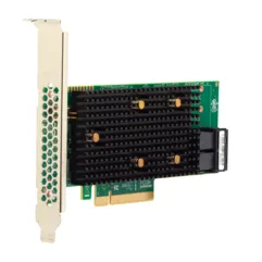 Контроллер Broadcom/LSI 9440-8i (05-50008-02 / 03-50008-17) (PCI-E 3.1 x8, LP) Tri-Mode SAS/SATA/NVMe 12G, RAID 0,1,5,10,50 8port (2*SFF8643), 1 year