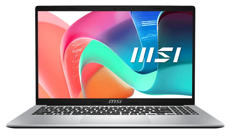 MSI Modern 15 F1MG Core 7 150U 15.6"FHD (1920*1080)IPS, DDR4 16GB (8GB*2),1TB SSD,Intel Graphics,backlight,46.8Whr,1.7kg,1y,Dos,Urban Silver