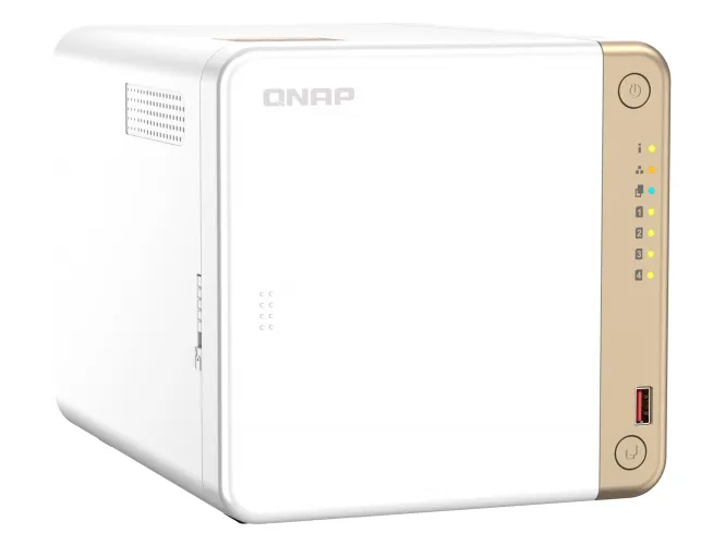 Система хранения данных QNAP CHANNEL 2C 2GhzCPU/4Gb(upto16)/upto 4HDD, upto 20 with TL-D800C/SATA(3,5'')/ 2xUSB3.2 2xUSB2.0/1xHDMI/1xExp.slot/1x2,5Gb/iSCSI/1xPS/2YW TS-462-4G-EU-RU