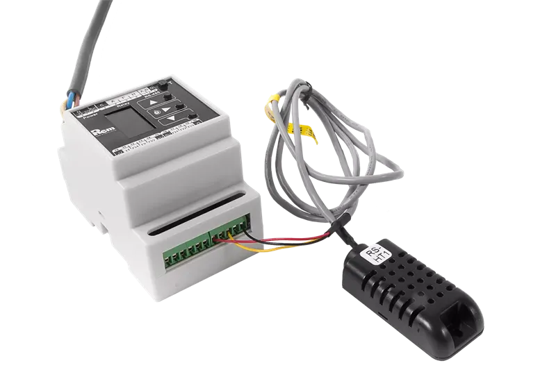 ЦМО Модуль управления микроклиматом цифровой, для установки на DIN-рейку, питание 230 VAC, с ЖК-дисплеем