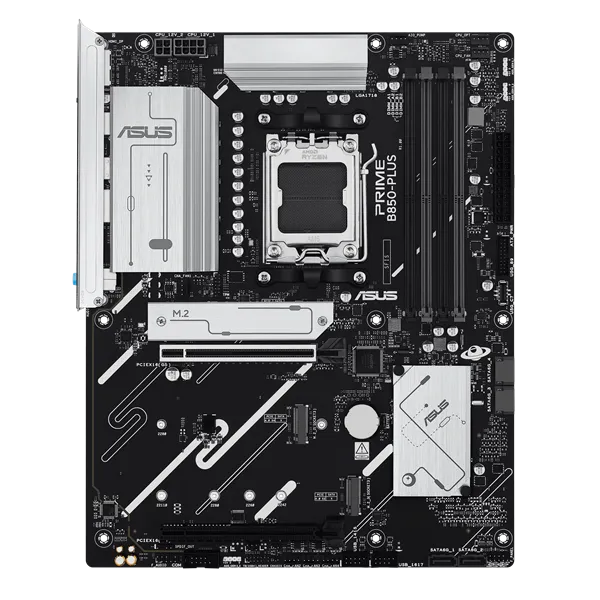 ASUS PRIME B850-PLUS, AM5, B850, 4*DDR5, 4*SATA, 3*M.2, 5*USB 3.2, 2*USB 2.0, Type-C, 5*PCIx16, DP+HDMI, ATX