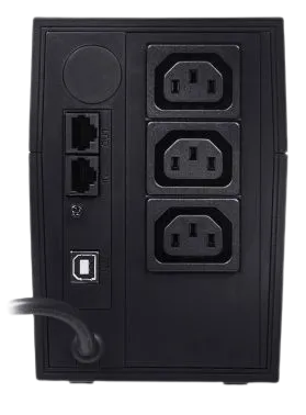 Powercom Raptor, Line-Interactive, 1000VA / 600W, Tower, 3*IEC320-C13, USB (792817)