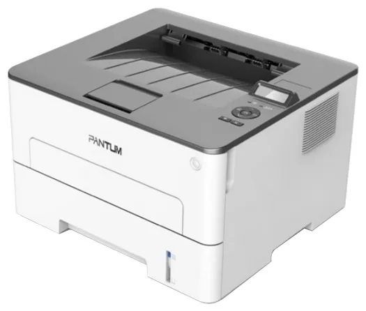 Лазерный монохромный принтер Pantum P3300DW, Printer, Mono laser, A4, 33 ppm (max 60000 p/mon), 350 MHz, 1200x1200 dpi, 256 MB RAM, PCL/PS, Duplex, paper tray 250 pages, USB, LAN, WiFi, start. cartridge 1500 pages (grey)