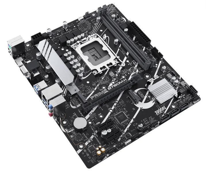 Материнская плата ASUS PRIME B760M-K, LGA1700, B760, 2*DDR5, HDMI+VGA, 4xSATA3 + RAID, 2xM2, Audio, Gb LAN, USB 3.2, USB 2.0, mATX; 90MB1FI0-M0EAY0