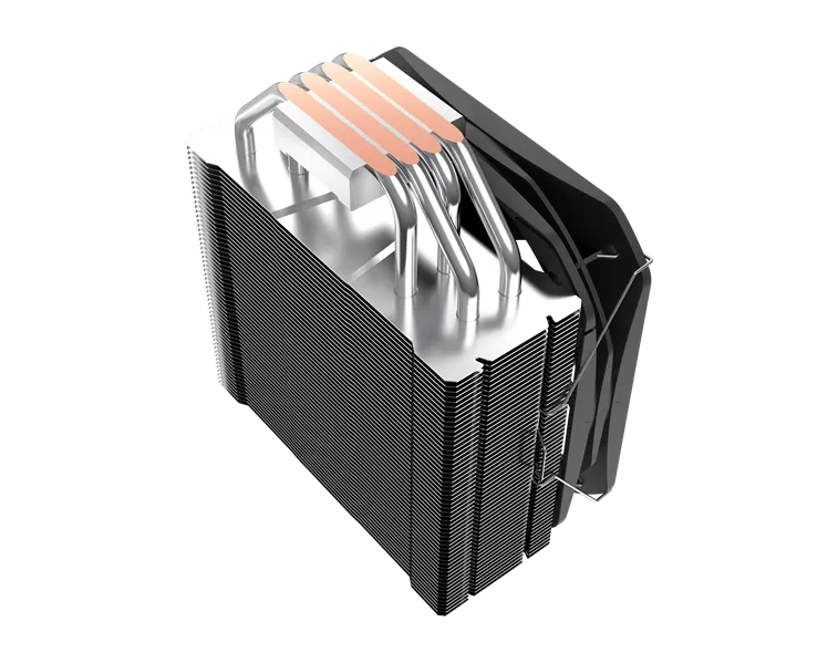 PCCooler GI-Paladin 400 ARGB S115X/1200/1700/AM4 (20 шт/кор, TDP 200W, 130mm PWM ARGB FAN, 4 тепловые трубки 6мм, 800-1600RPM, 18-28,6dBa)