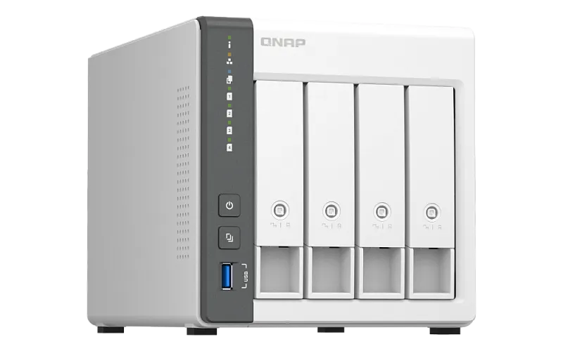 Системы хранения данных QNAP CHANNEL QC 2GhzCPU/4Gb/upto 4HDD, upto 12 with TL-D800C/SATA(3,5'')/ 1xUSB3.2 2xUSB2.0/1x1GbE 1x2,5GbE/iSCSI/1xPS/2YW D4 (REV. C)