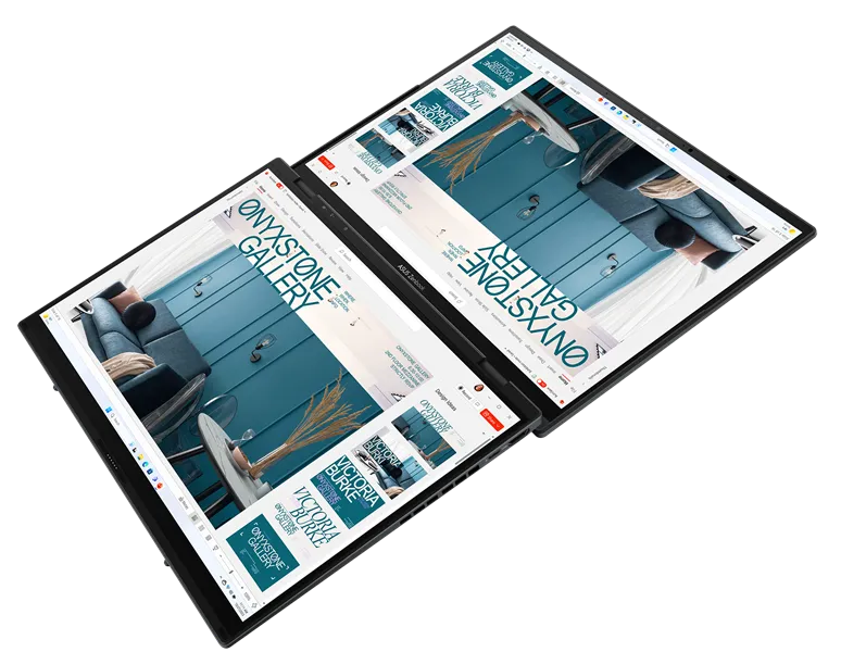 ASUS Zenbook Duo Special UX8406CA-PZ267X Intel Core Ultra 9 285H/LPDDR5X 32GB 2TB/Intel Arc Graphics /14" 3K (2880 x 1800) OLED 16:10OLED 16:10 TOUCH,WiFi 7+BT 5.4/ WIN11 PRO/1.39 kg/Inkwell Gray/Styl