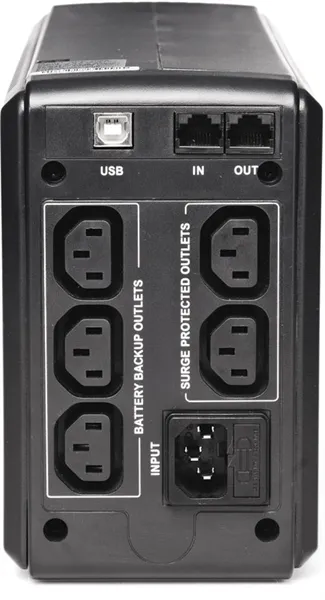 Powercom Smart King Pro+ SPT-700, Line-Interactive, 700VA/560W, Tower, 5*IEC320-C13 (2 surge & 3 batt), black (1154033)