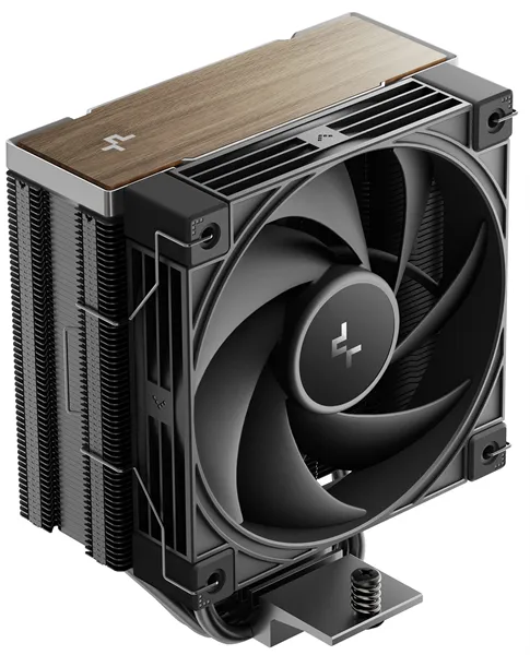 DEEPCOOL AK400 G2 LGA1851/1700/1200/115X/AM5/AM4 (12шт/кор, TDP 220W, PWM, Fan 120mm, 4 тепл. Трубки, Wood-grain top cover, черный) RET (R-AK400G2-BKNNMN-GJD)