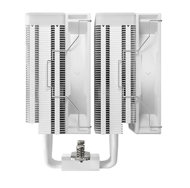 DEEPCOOL AG620 WH ARGB V2 LGA20XX/1700/1200/115X/AM5/AM4 (9шт/кор, TDP 260W, PWM, ARGB DUAL Fan 120mm, 6 тепл. трубок, белый) RET