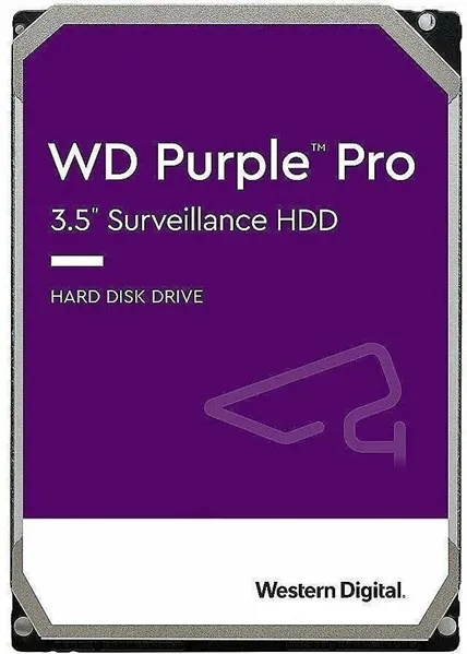 Жесткий диск Western Digital Purple HDD 3.5" SATA 2TB, IntelliPower, 256MB buffer (DV&NVR), WD23PURZ, 1 year