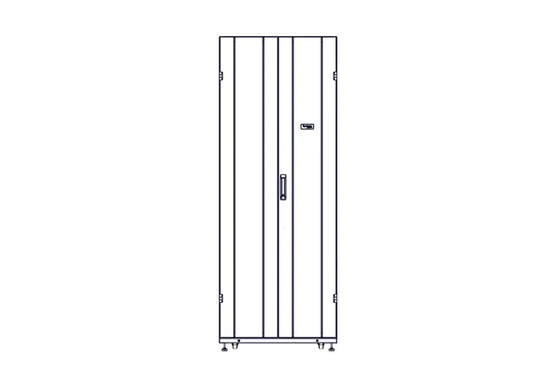 Systeme Electric Монтажный шкаф, серия Uniprom, 42U-750/1200, боковые панели 4шт, черный