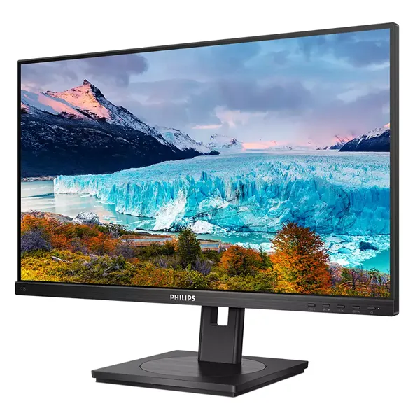 Монитор 27" Philips 272S1M 1920x1080 75Гц IPS LED 16:9 4ms VGA DVI HDMI DP USB 3.2 USB-B  3*USB-A 3.2 50М:1 1000:1 178/178 250cd HAS Pivot Tilt Swivel Speakers Black