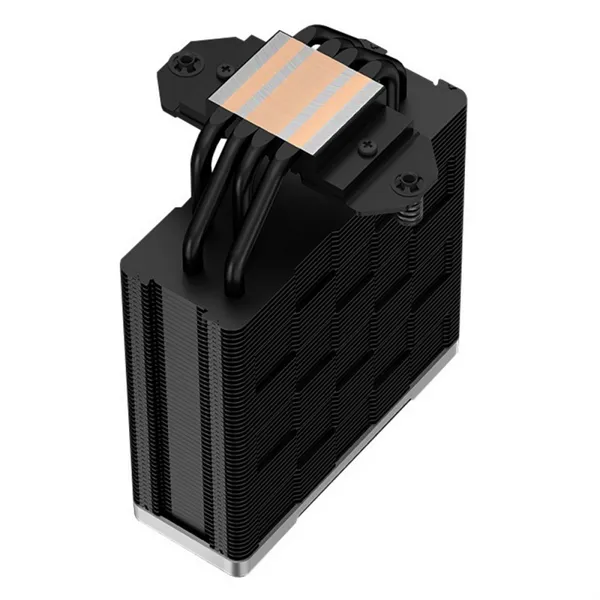 Кулер для процессора DEEPCOOL AK400 ZERO DARK PLUS LGA1700/1200/115X/AM5/AM4 (12шт/кор, TDP 220W, PWM, DUAL Fan 120mm, 4 тепл. Трубки, черный) RET