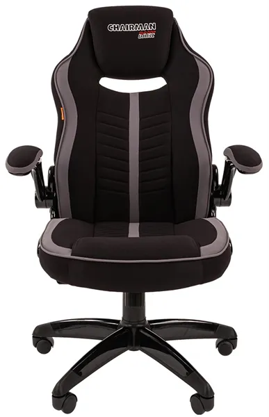 Офисное кресло Chairman   game 19 Россия ткань черн./сер.