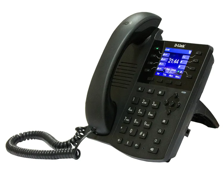 Телефоны D-Link VoIP Phone, 100Base-TX WAN, 100Base-TX LAN, color LCD