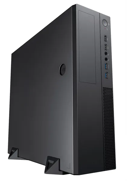 Slim Case Powerman EL510 Black PM-300ATX U3.0*2+U2*2+A(HD): fan 9cm; intrusion switch, Micro-ATX, Mini-ITX