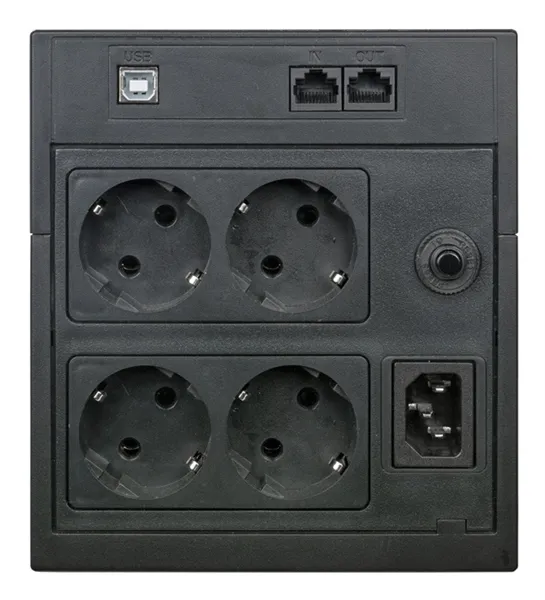 Powercom Raptor, Line-Interactive, 1025VA/615W, Tower, 4xSchuko, LCD, USB (1107532)