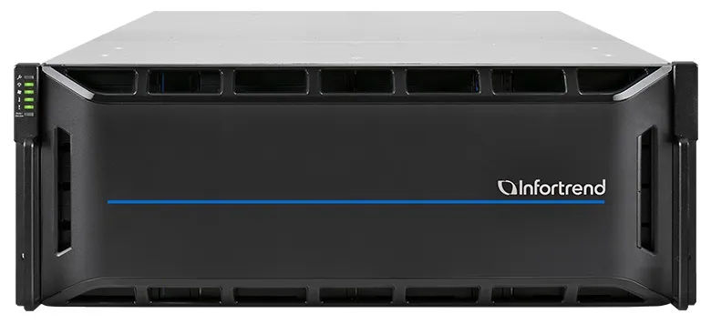 Система хранения данных Infortrend EonStor GS 1000 Gen2 2U/24bay Dual controller, 2x12Gb SAS EXP.,8x1G iSCSI +2x host board,4x4GB,2x(PSU+FAN), 2x(SuperCap.+Flash),1xRackmount kit(GS 1024R2CBF-D)