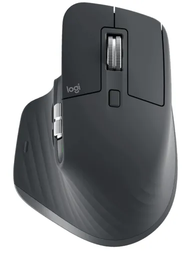 Logitech Wireless MX Master 3S Mouse, Black, [910-006559/910-005710]