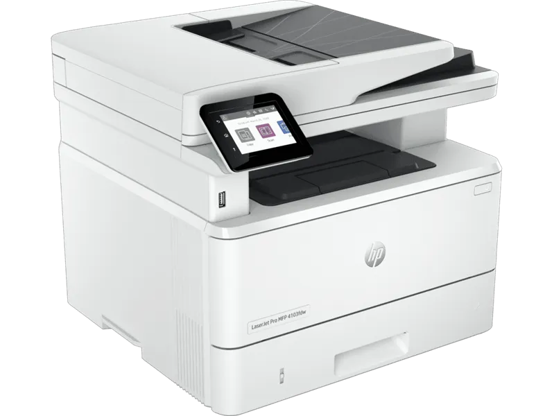 МФУ лазерный HP LaserJet Pro 4103fdw (2Z629A) A4 Duplex Net WiFi белый