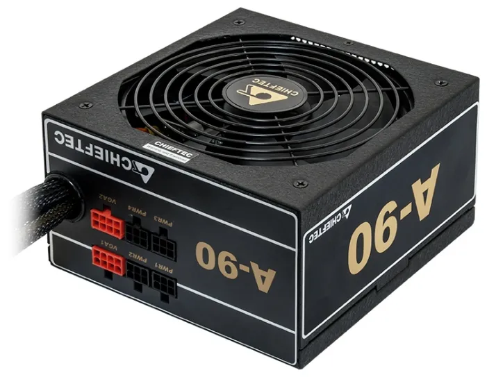 Chieftec PSU GDP-750C 750W A-90 ATX2.3/EPS12V 230V CabMan RT 90%+ 14cm Fan Active PFC Fix:20+4, 8(4+4)p Mod:2x8(6+2)p,2x(SATAx3),3xMolex+Flop