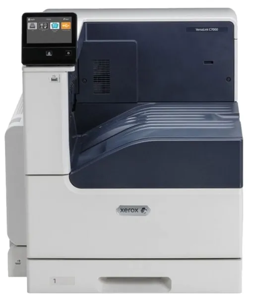Цветной принтер  XEROX VersaLink C7000 (A3, LED, 1200х2400dpi, 35/35ppm, max 153K pages per month, 2Gb, 1.05 GHz, PS3, PCL5c/6, USB, Gigabit Eth, duplex) Необходимо добавить C7000EUD