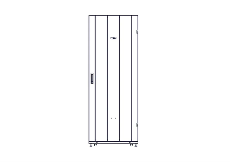 Systeme Electric Монтажный шкаф, серия Uniprom, 42U-750/1200, боковые панели 4шт, черный