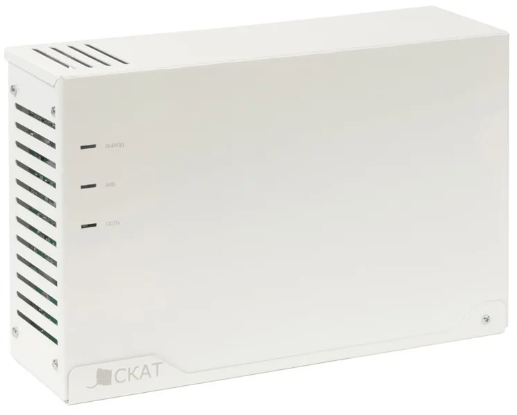 Профессиональные ИБП для систем безопасности (49) Бастион СКАТ-1200 И7 исп.1 (СКАТ ИБП-12/4-2x7) источник питания 12В 4А корпус АКБ 2x7 Ач или 1х17 Ач