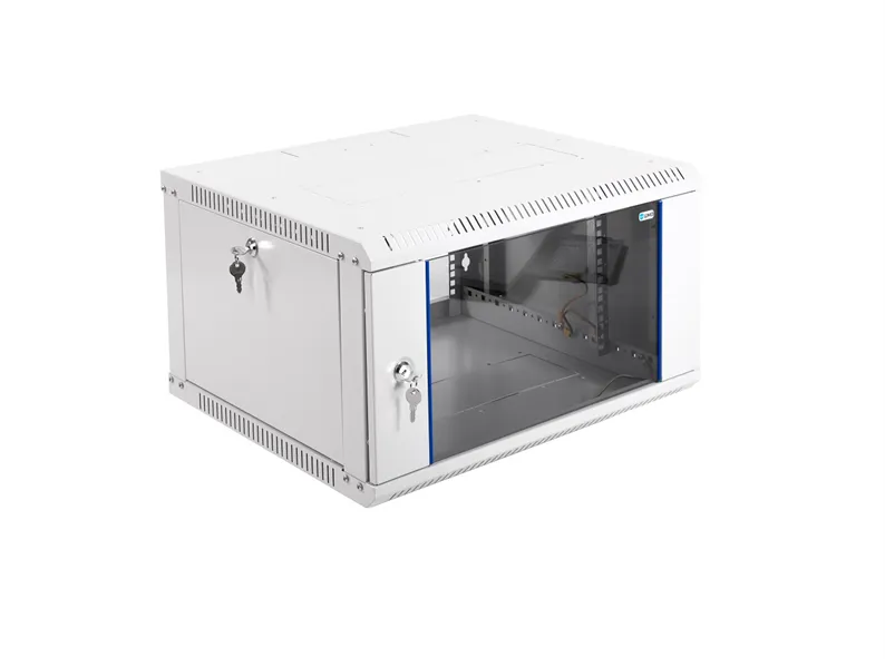 Шкаф коммутационный ЦМО ШРН-ЭКОНОМ (ШРН-Э-6.650) настенный 6U 600x650мм пер.дв.стекл 65кг серый 600мм 17.3кг 180град. 345мм