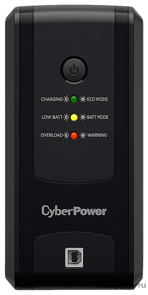 Источник бесперебойного питания CyberPower UT1100EG  Line-Interactive 1100VA/660W USB/RJ11/45 (4 EURO)