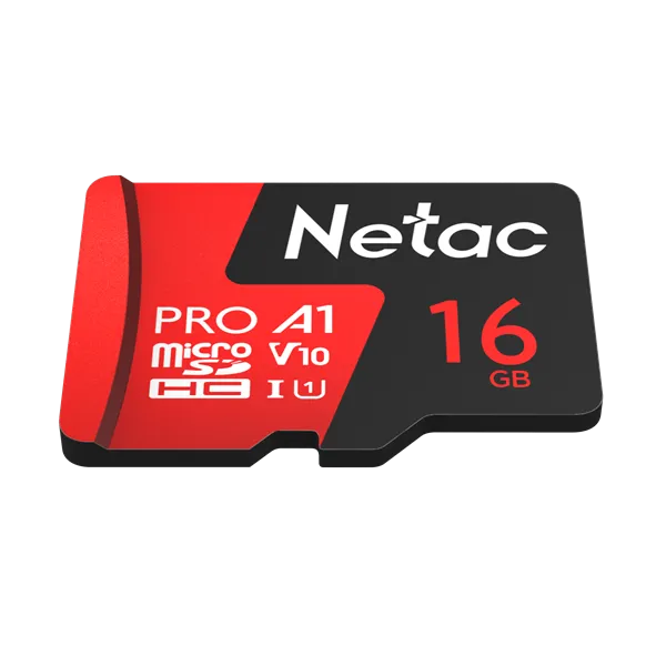 Носитель информации Netac P500 Extreme PRO 16GB MicroSDHC V10/U1/C10 up to 100MB/s, retail pack with SD Adapter